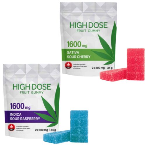 High Dose – Extreme Strength Gummies - 1,600mg
