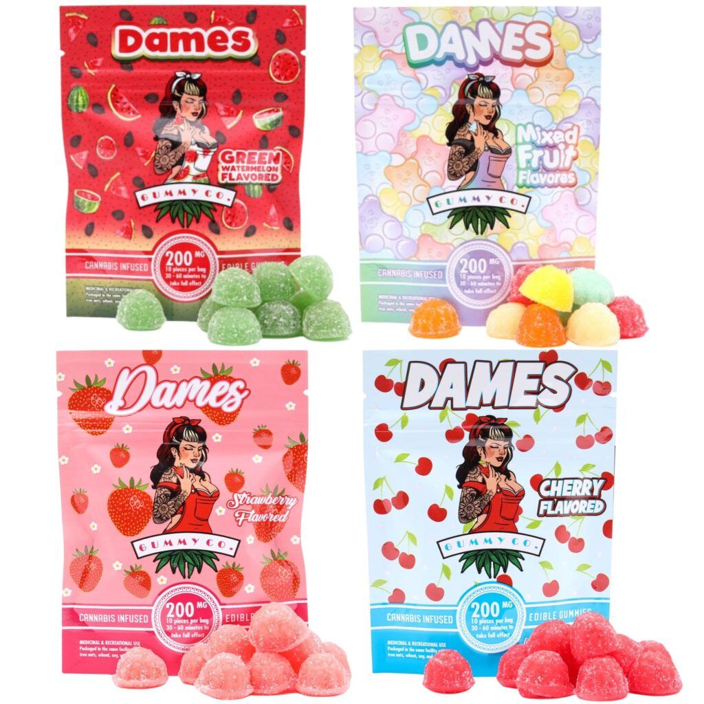 Dames Gummies 200mg THC Top Shelf Express