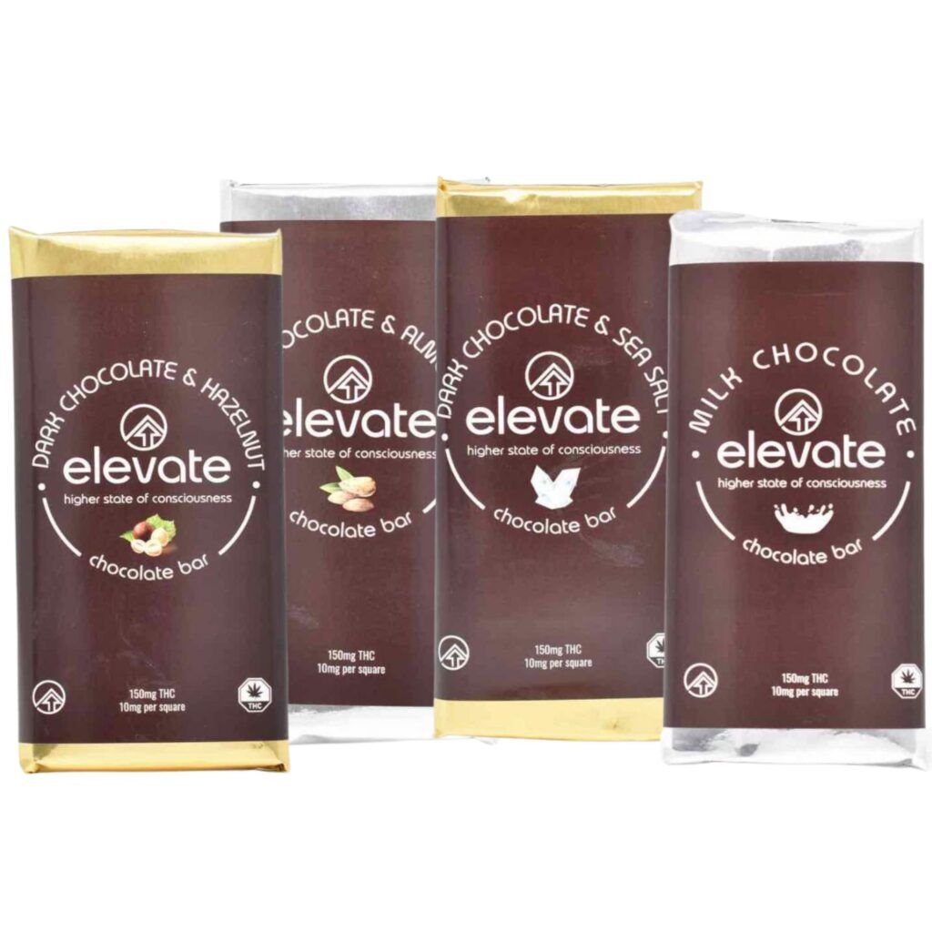 Elevate Chocolate Bars 150mg THC Top Shelf Express
