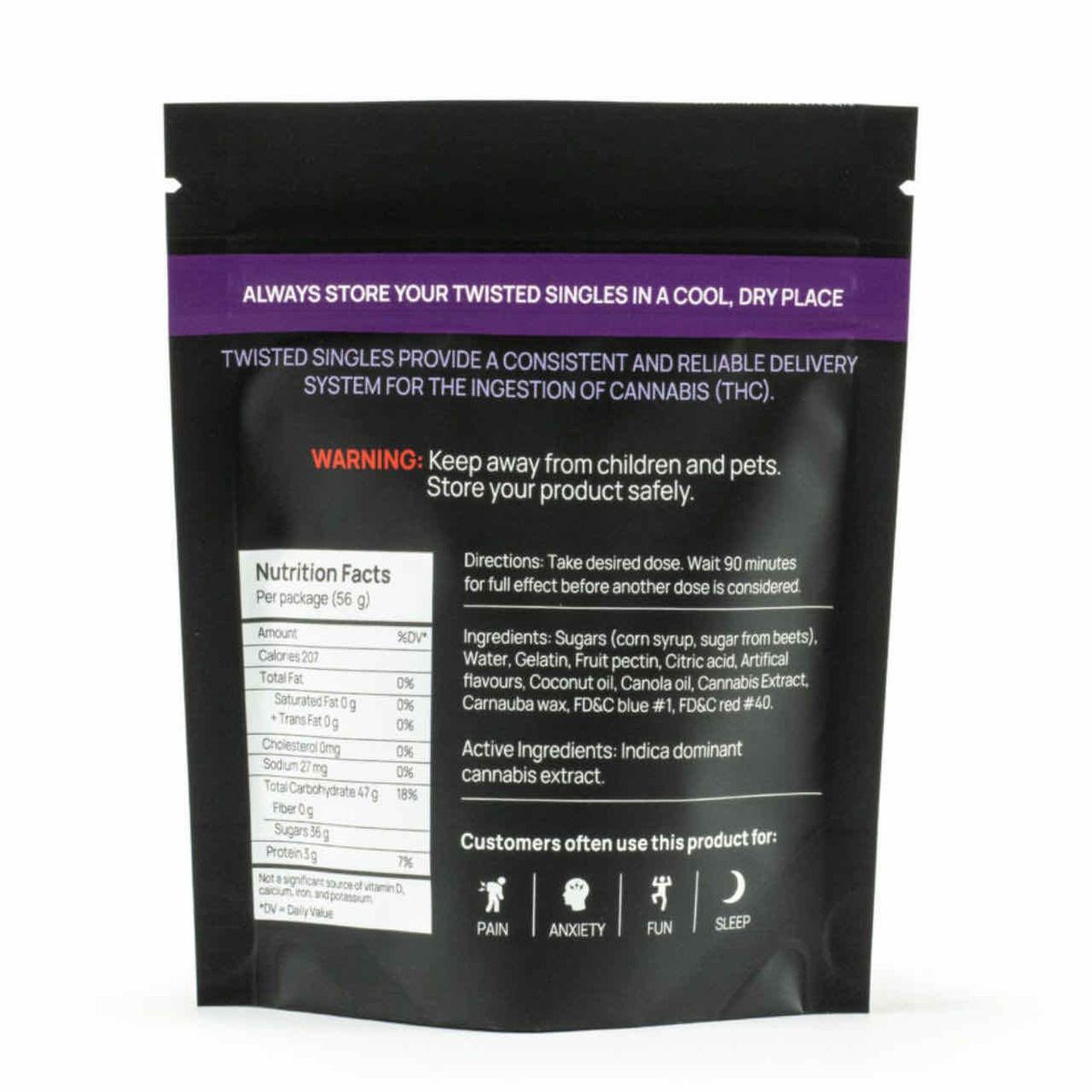 Twisted Singles Sour Grape - Image 2