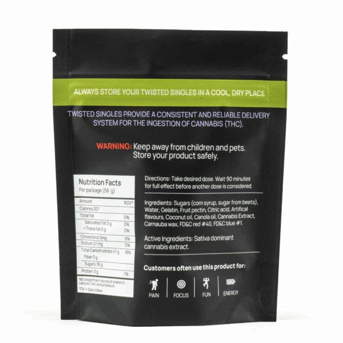 Twisted Singles Sour Strawberry Kiwi - Image 2