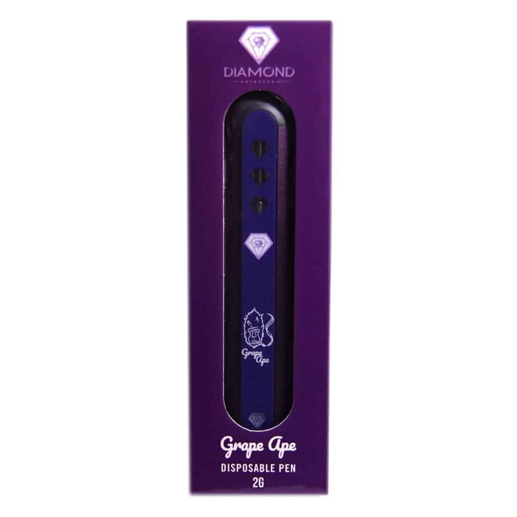 Disposable Vape Pen 2 gram Grape Ape Top Shelf Express