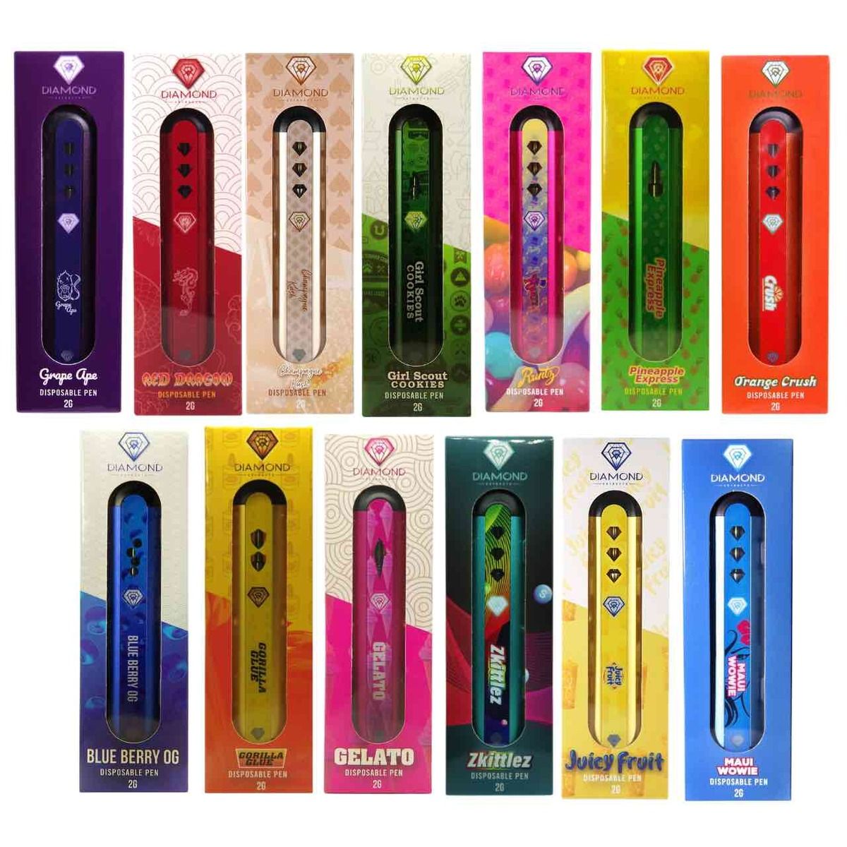 Diamond 2 Gram Disposable Vape Pens Top Shelf Express