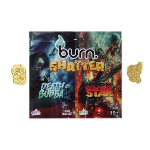 Burn Shatter 2 Grams 2 Flavours - Death Bubba + Rockstar