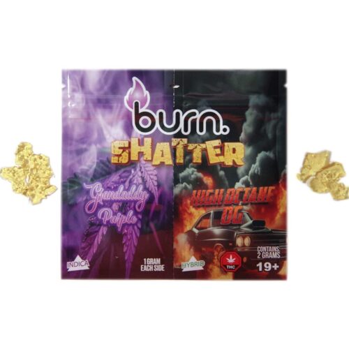 Burn Shatter 2 Grams 2 Flavours - Granddaddy Purple + High Octane OG
