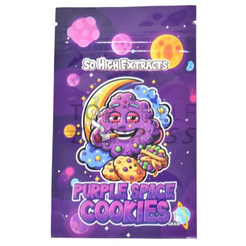 So High Extracts Premium Shatter – Purple Space Cookies