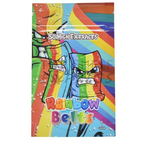 So High Extracts Premium Shatter – Rainbow Belts