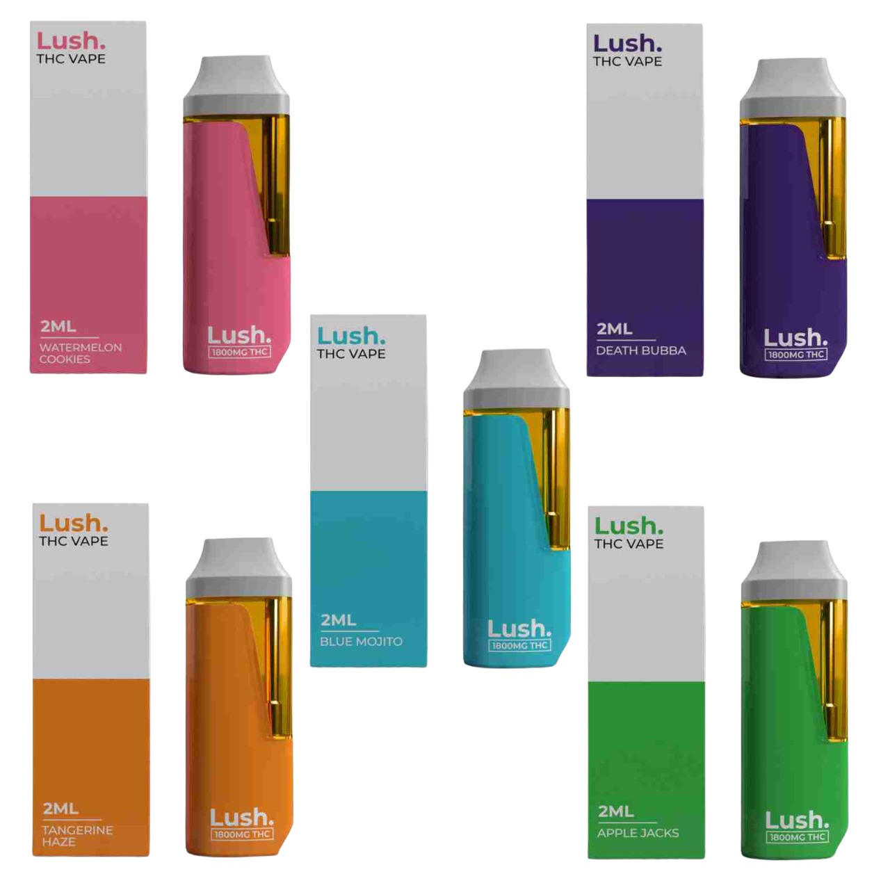 LUSH 2ML Disposable Vape Pens