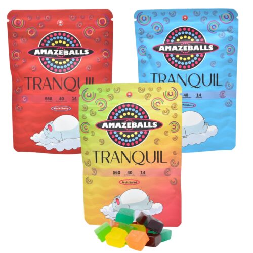 Amazeballs - Tranquil Gummies 560mg THC