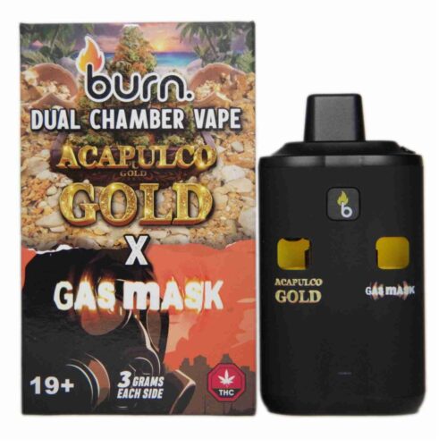 Dual Chamber Vape – 6g Total (3g Acapulco Gold, 3g Gas Mask)