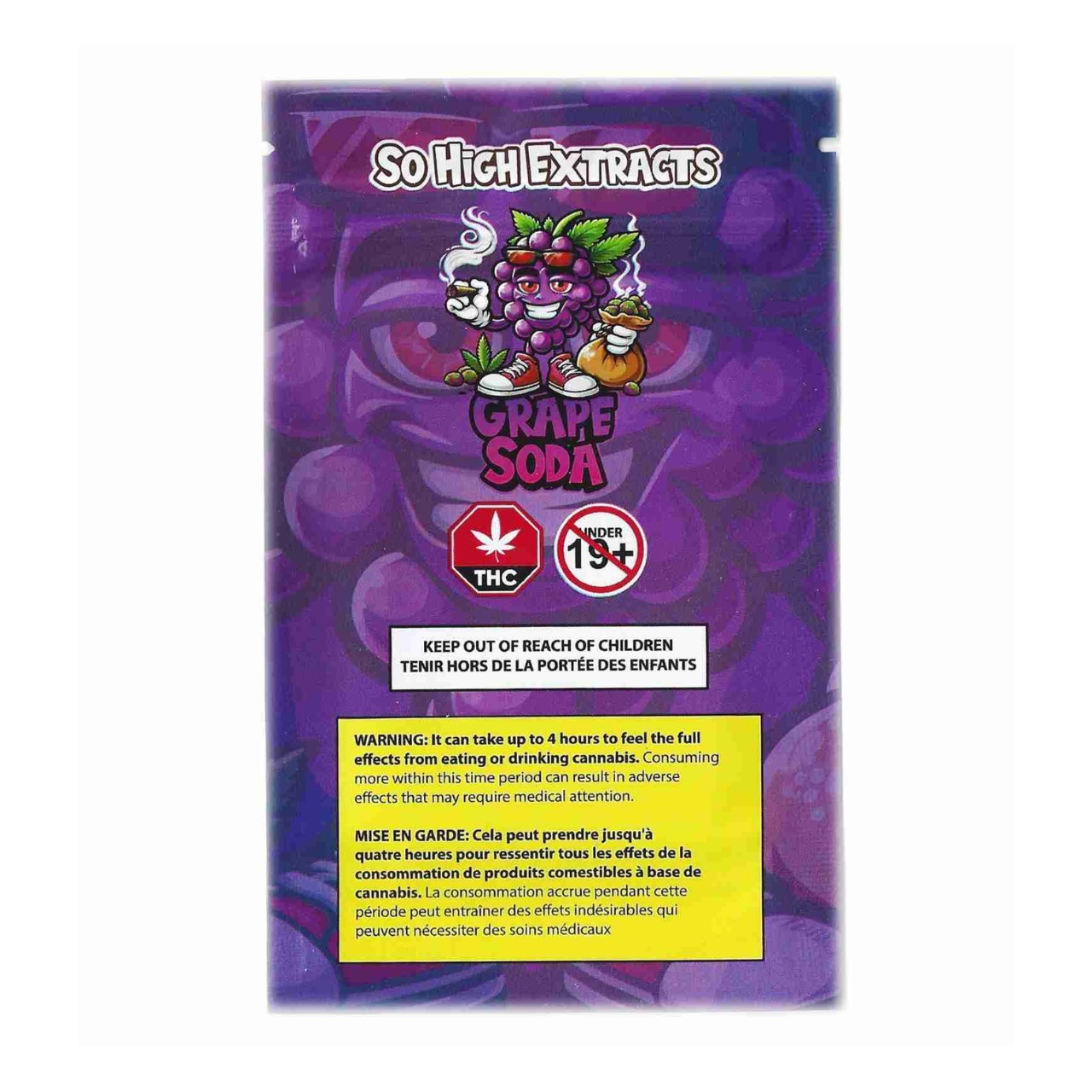 So High Extracts Premium Shatter – Grape Soda - Image 3