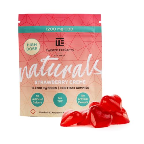 Twisted Naturals High Dose - Strawberry Cream CBD