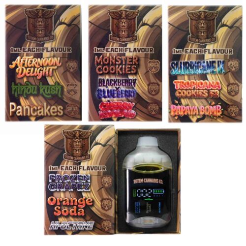 Totem Cannabis 3 Gram Tri Chamber Vape Pen | 3 Flavours in 1 Disposable THC Vape
