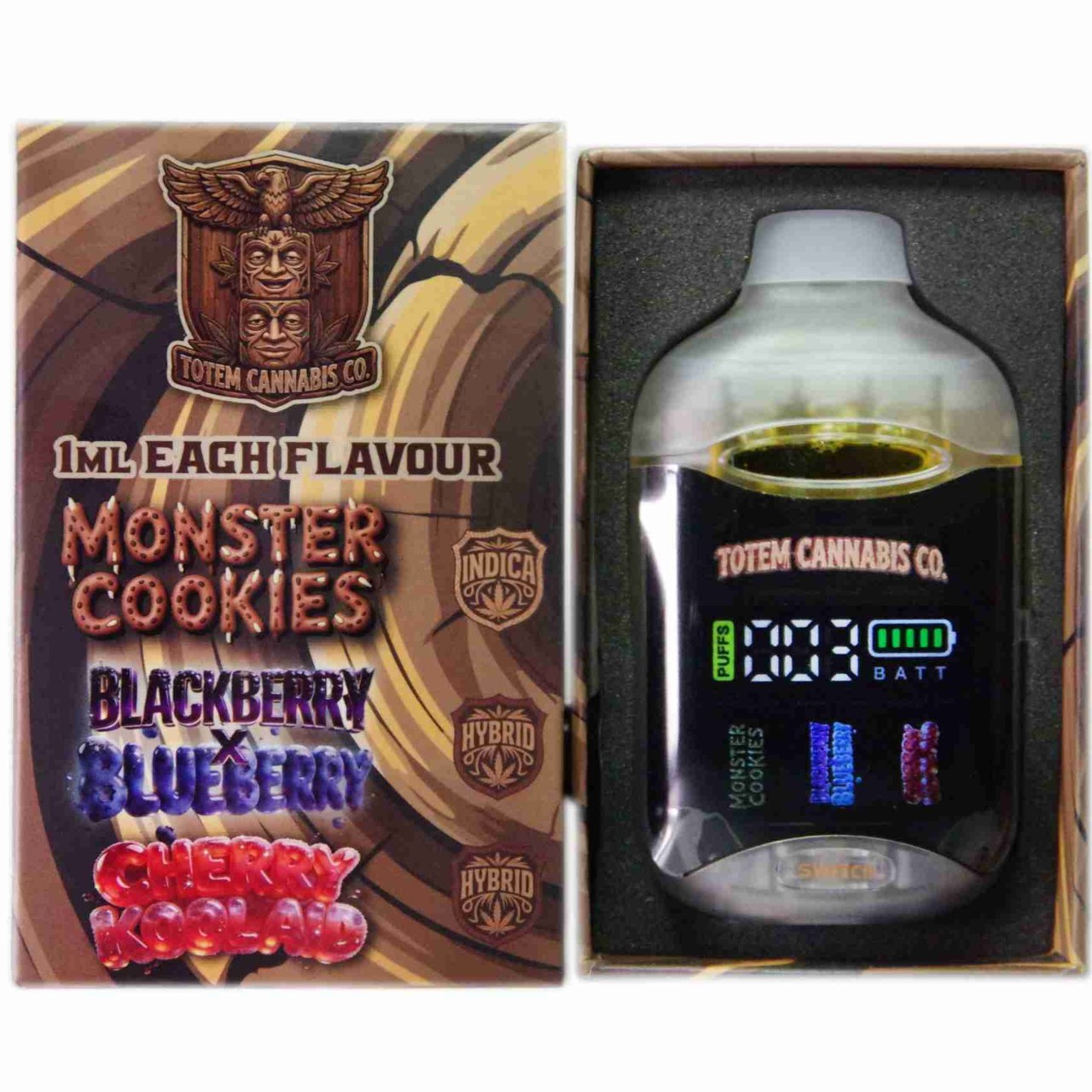 Monster Cookies + Blackberry x Blueberry + Cherry Kool Aid