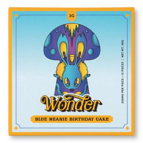 Wonder - Blue Meanie Chocolate Bar - Birthday Cake