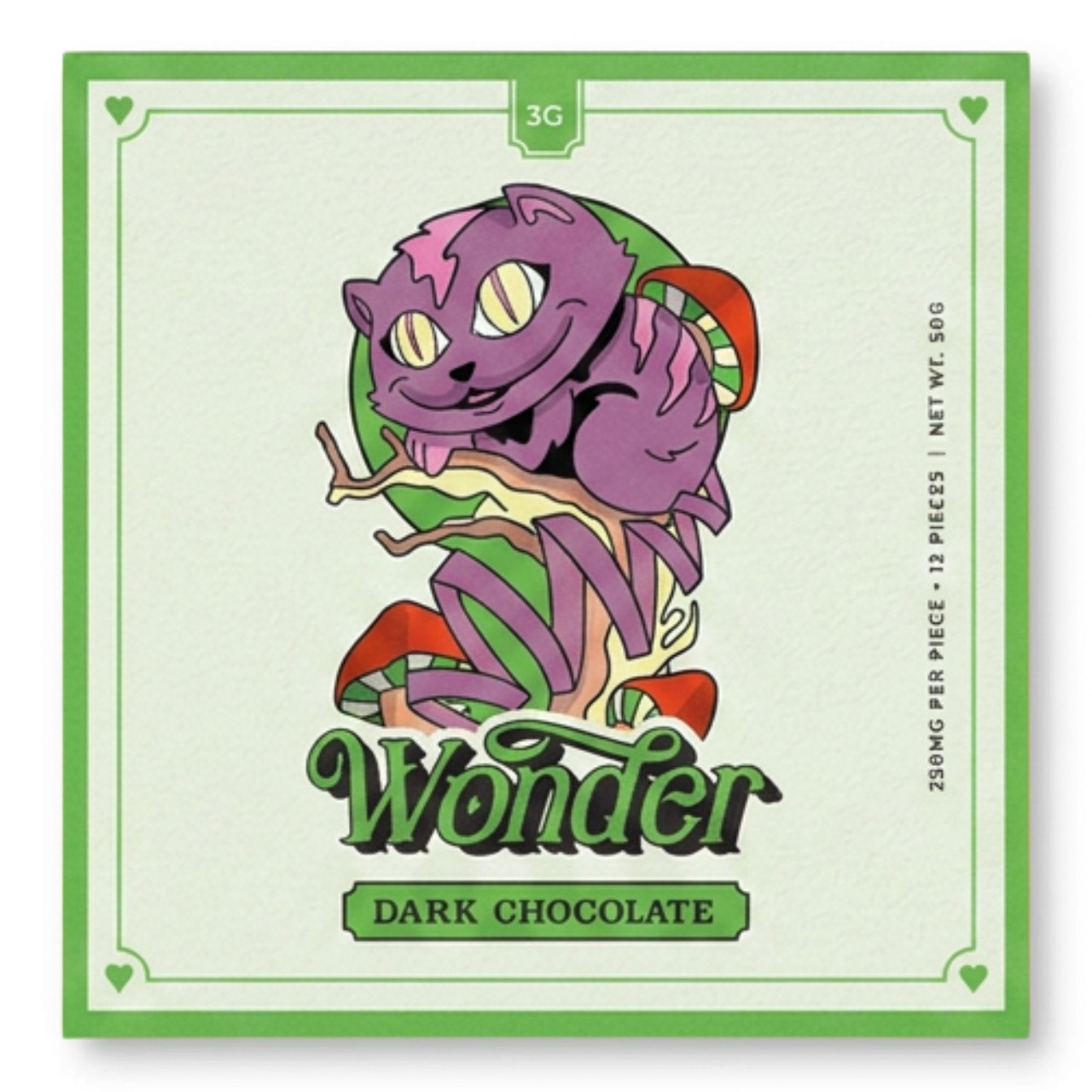 Wonder - Dark Chocolate Mushroom Bar