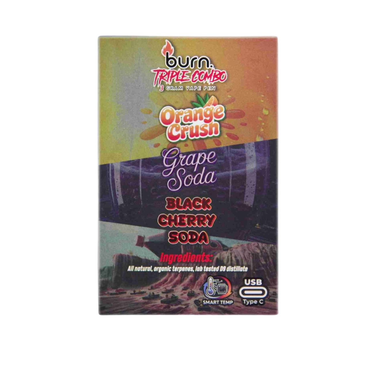Orange Crush + Grape Soda + Black Cherry Soda (3 Gram) - Image 2